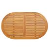 vidaXL Blat stołu Olej Naturalny 120 x 70 x 2 cm Lite Drewno Akacji