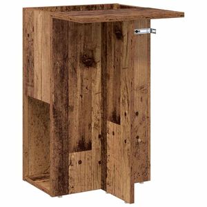 vidaXL Stolik końcowy Stare drewno 35 x 40 x 55 cm Drewno inżynieryjne