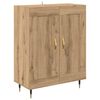 vidaXL Highboard Dąb rzemieślniczy 69,5 x 34 x 180 cm