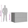 vidaXL Skrzynia ogrodowa, czarna, 150 x 100 x 100 cm, rattan PE