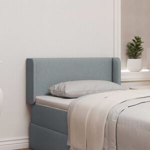 vidaXL Ucho Głowy Z zagł&oacute;wkiem Szary 40,5 x 40,5 x 4 cm tkanina