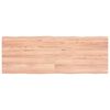 vidaXL Blat, jasnobrązowy 140x50x(2-4)cm drewno z naturalną krawędzią