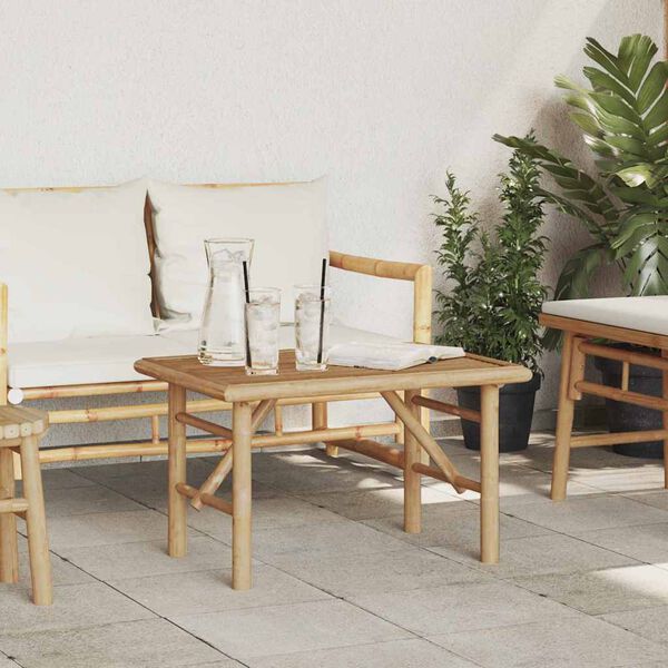 vidaXL Stolik kawowy Brązowy 70 x 40 x 36 cm Bambus