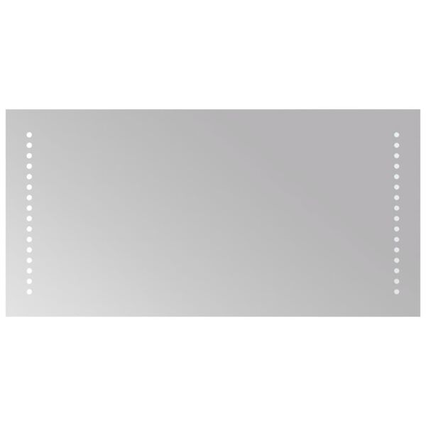 vidaXL Lustro łazienkowe z LED, 60x30 cm