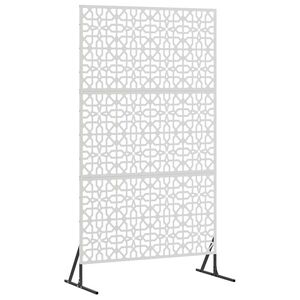 vidaXL Ekran prywatności 100 x 50 x 180 cm Stal nierdzewna srebrny