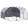 vidaXL Klatka zewnętrzna dla kurcząt, 3x4x2 m, stal galwanizowana