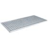 vidaXL Ruszt Srebrny 80 x 40 x 2 cm Stal ocynkowana na gorąco