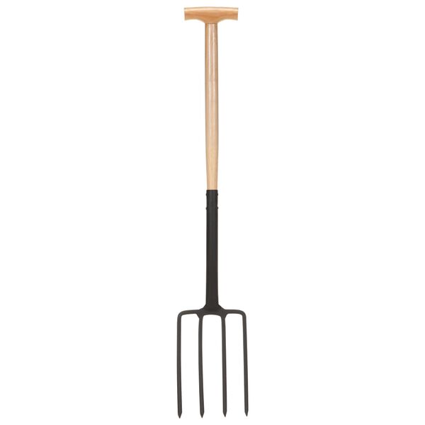 vidaXL Zestaw 4 narzędzi ogrodowych, uchwyt w kształcie T, stal