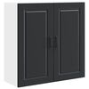 vidaXL Szafka ścienna PORTO Czarny 80 x 31 x 80 cm