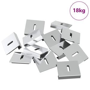 vidaXL Uchwyt do lustra 340 Nikiel 35 x 30 x 8,3 mm Stal