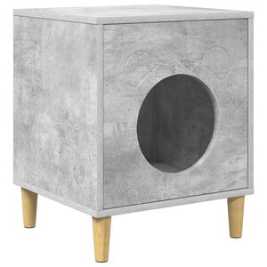 vidaXL Koty Dom Betonowy 42,5 x 40 x 53 cm Materiał drewnopochodny
