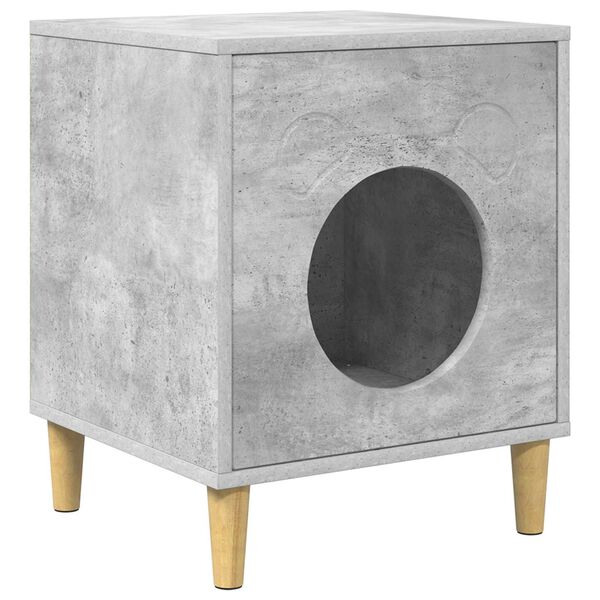 vidaXL Koty Dom Betonowy 42,5 x 40 x 53 cm Materiał drewnopochodny