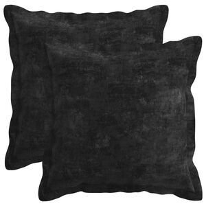 vidaXL Poszewka na poduszkę 6 szt. HOUTEN antracytowy 35 x 35 cm