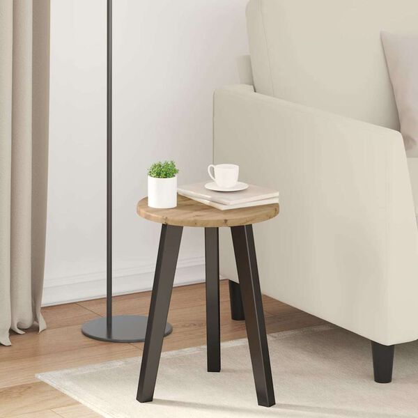 vidaXL Blat stołu dąb artisan 30 x 30 x 1,5 cm Materiał drewnopochodny