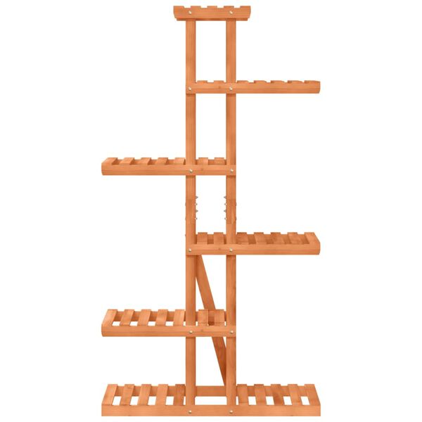 vidaXL Kwietnik, 75x25x140,5 cm, lite drewno jodłowe