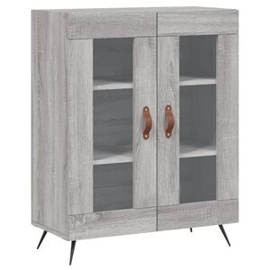 vidaXL Szafka, szary dąb sonoma, 69,5x34x90cm, materiał drewnopochodny