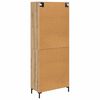 vidaXL Highboard 2 pcs Dąb rzemieślniczy Materiał drewnopochodny