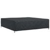 vidaXL Pokrowiec na meble Gładki Czarny 300 x 300 x 70 cm 600D