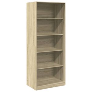 vidaXL Szafa, kolor dąb sonoma, 80x50x200 cm, materiał drewnopochodny
