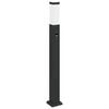 vidaXL Słupek oświetleniowy z czujnikiem 80 cm Czarny IP44