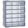 vidaXL Organizer z 18 średnimi szufladkami, 38x16x47 cm
