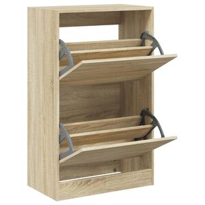 vidaXL Szafka na buty, dąb sonoma, 60x34x96,5 cm
