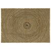vidaXL Dywan strefowy Naturalny i czarny 140 x 200 cm Juta