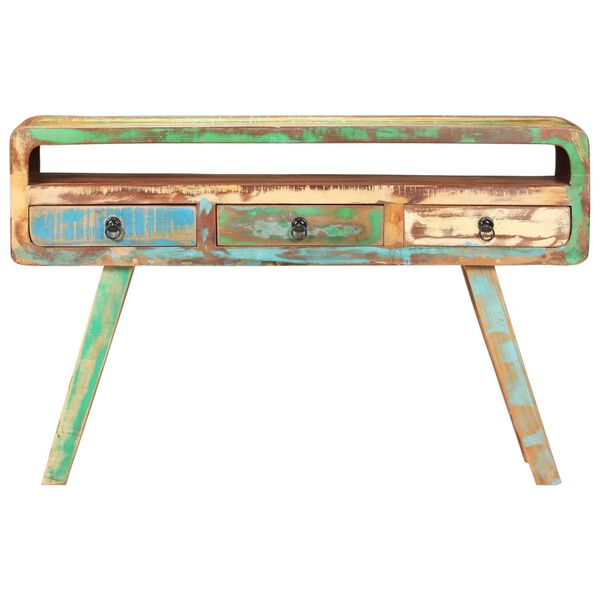 vidaXL Szafka, 120x30x75 cm, lite drewno z odzysku