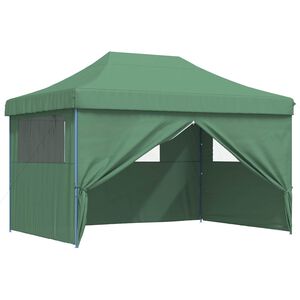 vidaXL Namiot Imprezowy Zielony 279 x 410 x 315 cm Materiał Oxford