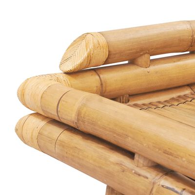 vidaXL Rama łóżka, bambusowa, 120x200 cm