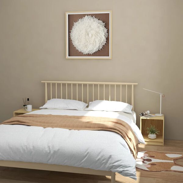 vidaXL Szafki nocne, 2 szt., 35,5x33,5x41,5 cm, lite drewno sosnowe