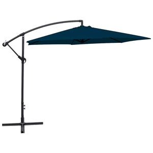 vidaXL Parasol na wysięgniku 3 m, niebieski