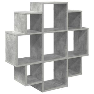vidaXL P&oacute;łka ścienna Betonowy szary 90 x 25 x 90 cm