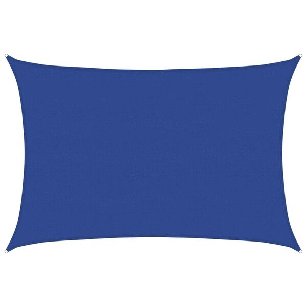 vidaXL Żagiel przeciwsłoneczny, 160 g/m&sup2;, niebieski, 5x6 m, HDPE