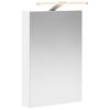 vidaXL Szafka z lustrem do łazienki Biały 40 x 10,5 x 60,5 cm