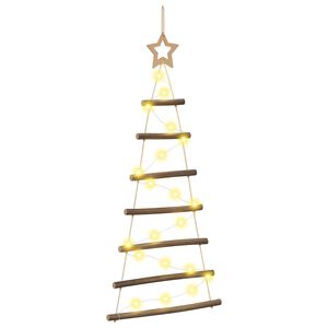 vidaXL Wiszące drzewo bożonarodzeniowe 90 cm 30 LED Ciepła biel