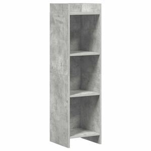 vidaXL P&oacute;łka na książki Szary beton 30 x 30 x 111 cm
