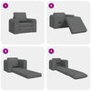 vidaXL Sofa Bed Ciemnoszary 98 x 71 x 83 cm tkanina