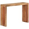 vidaXL Stolik konsolowy, 110x30x76 cm, lite drewno akacjowe