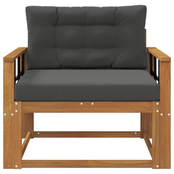 vidaXL Środkowa sofa ogrodowa Lite Drewno Akacji Naturalny