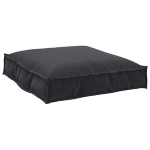 vidaXL Poduszka Materiał Oxford Czarny 70 x 70 x 12 cm