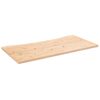 vidaXL Blat biurka, 100x50x2,5 cm, lite drewno sosnowe