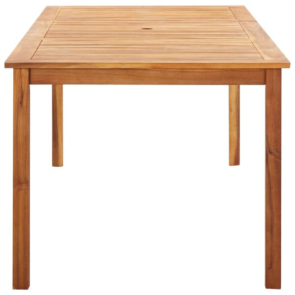 vidaXL 9-częściowy zestaw mebli ogrodowych, polirattan i akacja, szary