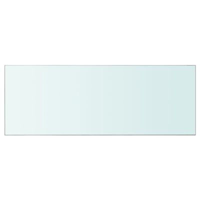 vidaXL Półka szklana, bezbarwny panel, 80x30 cm