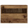 vidaXL Szafka pod telewizor Ze LED Lights Stare drewno 60 x 30 x 40 cm