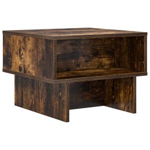 vidaXL Stolik kawowy Dąb wędzony 48 x 46 x 35 cm Drewno inżynieryjne