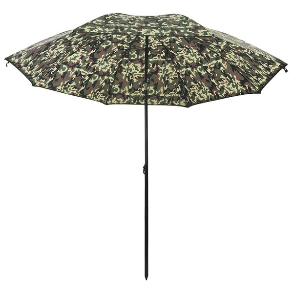 vidaXL Parasol wędkarski Moro 220 x 193 cm Poliester Oxford