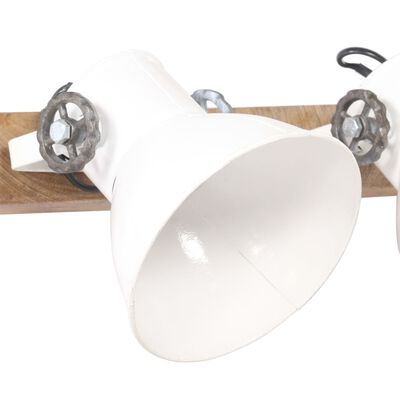 vidaXL Industrialna lampa ścienna, biała, 90x25 cm, E27