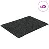 vidaXL Pad Patio z Granulatem Gumowym Czarny 6 x 9 x 0,3 cm Guma
