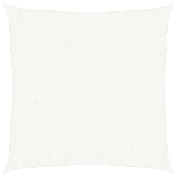 vidaXL Żagiel przeciwsłoneczny, 160 g/m&sup2;, biały, 3x3 m, HDPE